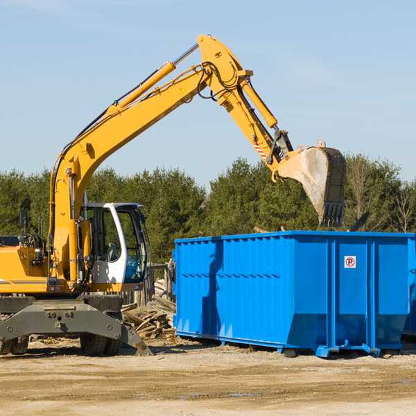 are there any restrictions on where a residential dumpster can be placed in Kitzmiller Maryland